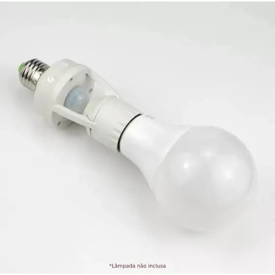 Sensor De Presença Com Fotocélula Para Lâmpada Soquete