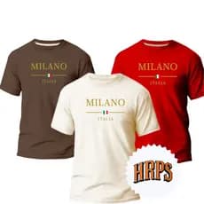Kit 3 camisetas masculinas verão estilosa ideal para seu dia a dia confortavel leve