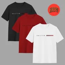 kit 3 unidades Camiseta Masculina Gola Careca Premium Macia Leve Promoção Imperdível