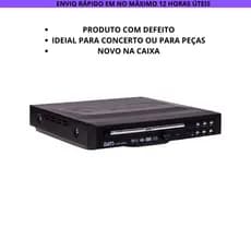DVD Player de Mesa Days DYD-2500LK 2 Canais COM DEFEITO Bivolt