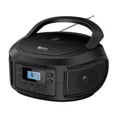 Radio Toca CD 4Life Bluetooth MP3 FM USB Bivolt Aparelho De Som Portátil PRETO