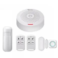 Sistema de Alarme Inteligente Sem Fio 4life C Detector de Movimento 2 Controles Sensor de Porta-Janela