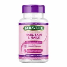 Keravelle – Cabelo, Pele e Unha | 60 cápsulas