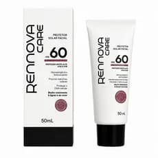 Protetor Solar Fps 60 Facial Sem Cor 50ml - Rennova Care