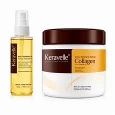 Kit Máscara Keravelle 500g + Óleo Keravelle 60ml