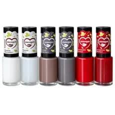 Kit 6 Esmaltes Branco Nude Vermelho Cereja Alta Cobertura Secagem Rápida Vegano Manicure Pedicure Sou Vegan 8ml