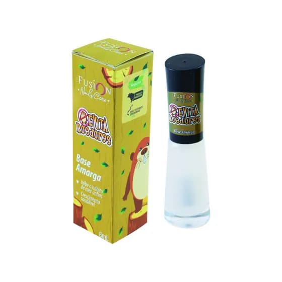 Base Amarga Evita Roer Unhas Crescimento Saudável Vegano Kit 1 2 3 Un The Fusion 8ml