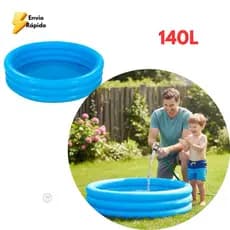 Piscina Infantil 140L Piscina Inflável Piscina Inflável Crianças Piscina Praia Piscina Quintal Piscina Diversão