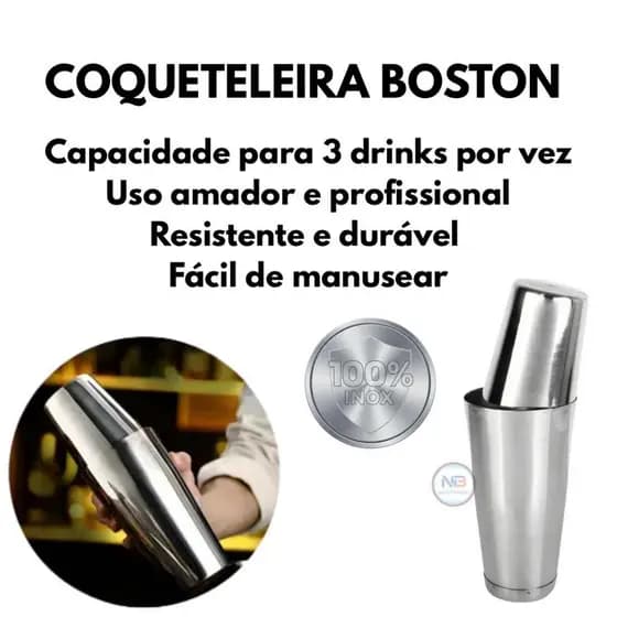 Coqueteleira Profissional~Amador~Coqueteleira Drinks~Coqueteleira 820ml-Coqueteleira Bar-Coqueteleira Bartender