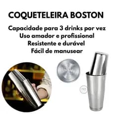 Coqueteleira Profissional~Amador~Coqueteleira Drinks~Coqueteleira 820ml-Coqueteleira Bar-Coqueteleira Bartender