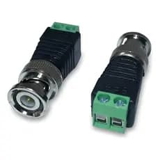 Kit 50 Peças Conector Bnc Macho Borne De Parafuso