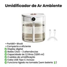 MINI UMIDIFICADOR DE AR AMBIENTE - K15