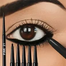 1/3/5 Unidades De Lápis Delineador Preto À Prova D'água E De Suor-De Longa Duração , Manchas Para Maquiagem De Olhos Ous
