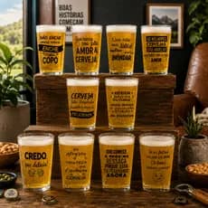 Kit Jogo 30 Copos Frases Divertidas Meme Resenha Copos Americanos Atacado Bares Restaurantes Festas