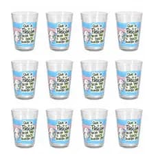 Kit Conjunto Páscoa 12 Copos Decorado Bares Restaurantes Personalizados Beber Decoração