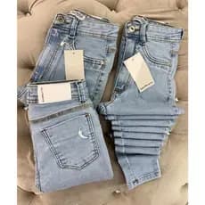 Calça Sal e Pimenta Skinny Jeans  Com Elastano Cintura Alta Levanta Bumbum  - Pimenta Original - Vários Modelos