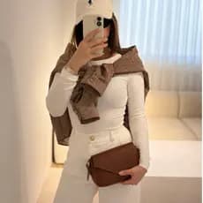 Bolsa Caramelo Exclusiva Bolsa Media Bolsa Balada Blogueira Envio Rápido