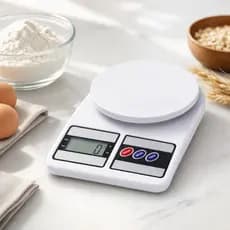 Balança Digital Cozinha 10kg 1g Alta Precisão com Tara LCD Profissional Culinária
