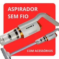 Aspirador Pó Portátil Sem Fio 9000Pa 120W | Carro Apartamento Studio | 1500mAh 5 Acessórios
