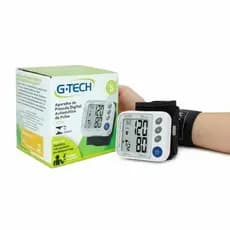 Aparelho de Pressão Digital de Pulso G-Tech GP400 Medidor Arterial Automático Detector de Arritmia LCD