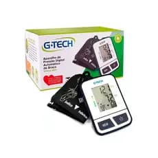 Aparelho de Pressão Digital de Braço G-Tech BSP11 Medidor Arterial Automático com Braçadeira Monitor Cardíaco LCD 22 cm