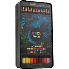 Lápis de Cor Posca Estojo C/ 36 Cores Original KPE-200/36