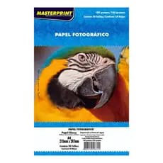 Papel Fotográfico Glossy A4 180g Masterprint 50 folhas Brilho Artesanato