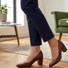 Sandália Scarpin Salto Alto Feminino Adulto Macia Confortável Elegante Dia Dia Com Fivela Promoção