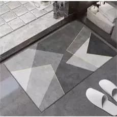 Tapete Antiderrapante de Banheiro /Porta Capacho Absorvente Bathroom