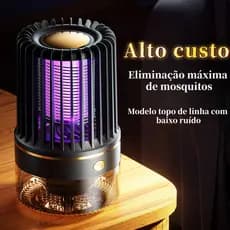 Lâmpada Elétrica Mata-Mosquitos Com Luz UV Armadilha Para Insetos 3 em 1 com USB para Exterior 2026 Nova