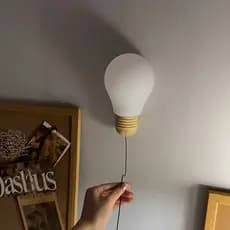 Lampadas LED Bulbo Luminária de mesa tipo lâmpada, recarregável, sem fio