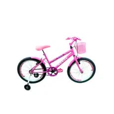 Bicicleta Infantil Aro 20 Feminina Aro Aero Com Rodinhas