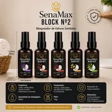 Bloqueador de Odores para Banheiro 60ml Perfume Citrus Elimina Maus Odores  leve e refrescante