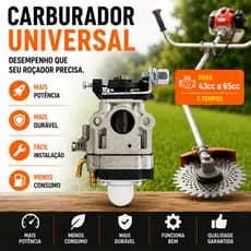 Carburetor for Toyama Universal Brushcutter 43cc to 65cc 2 Stroke High Performance Durable