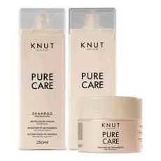 Knut Pure Care Kit Shampoo + Condicionador + Máscara 300g