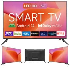 Smart TV 32 polegadas LED HD Wi-Fi TV 60Hz 32wdsnbx 100/240v Android 14