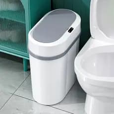 Lixeira Automática Inteligente De 12 Litros Para Banheiro Cozinha Escritório Quarto Com Sensor Smart