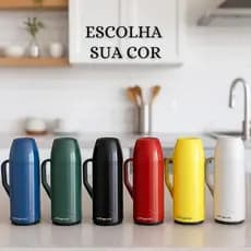 Garrafa Térmica Roma para Chá e Café Unitermi 1 Litro