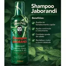 Shampoo Antiqueda Crescimento saudável Dom Pelo 250ml Barba e Todos Os Tipos De Cabelos