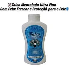 Talco Mentolado Ultra Fino Dom Pelo: Frescor e Proteção para a Pele