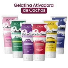 Gelatina Ativadora de Cachos Loca Cosmetics 200g - Cachos Definidos e Livre de Parabenos
