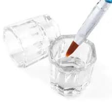 Copo Dappen de Vidro 10ml Profissional para Monomer, Acrílico e Nail Art Manicure