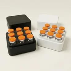 Caixa Porta Ampola 3ml a 5ml Case Organizadora p/ Tirze 9 Porta Ampolas Para Vacinas e Injeções
