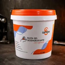 Pasta Desengraxante Gel 2,5kg com Esfoliante Remove Graxa Óleo Mecânico Limpeza Pesada Mãos Oficina