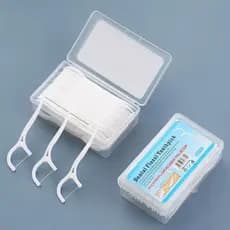 KIT 50 PÇS Fio Dental Picks Palitos Dentes Vara Dente Escova De Limpeza Interdental Pick Oral Higiene Cuidado