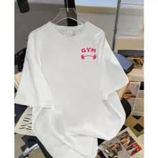 Camisa Camiseta Feminina Academia Treino Oversized Caminhada