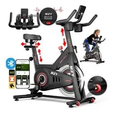 Bicicleta Bike Bicicleta Ergométrica Spinning Inércia 15kg + Bluetooth App Suporta até 180kg