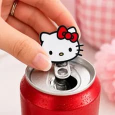 Mini Chaveiro Hello Kitty Abridor De Latinha Lacre Prático Resistente Protege As Unhas