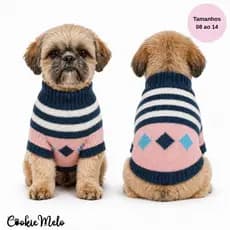 Roupa Moletom Pet Quentinho para Cachorro e Gato Roupa de Inverno Pequeno e Médio Porte