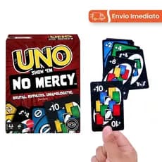 Jogo De Cartas UNO No Mercy - 168 Cartas Exclusivas A Versão Mais Cruel E Divertida Do Mundo